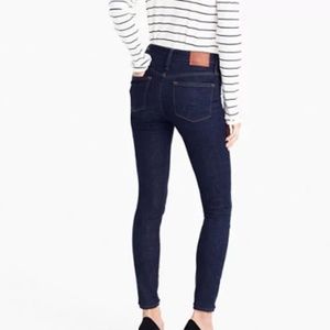 J. Crew Women's Toothpick Dark Wash Jeans